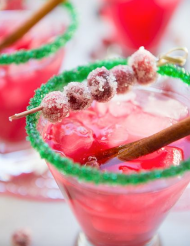 Holiday Spiced Cranberry Margaritas - National Margarita Day 2024
